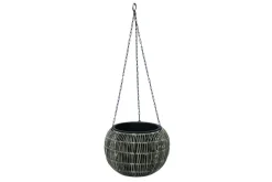 Amppeli Wicker D32xH22 cm Harmaa