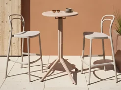 Baaripöytä ulos Legrena 60 cm beige
