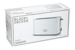 Black+Decker Leivänpaahdin Black+Decker 1000W Valkoinen Valkoinen