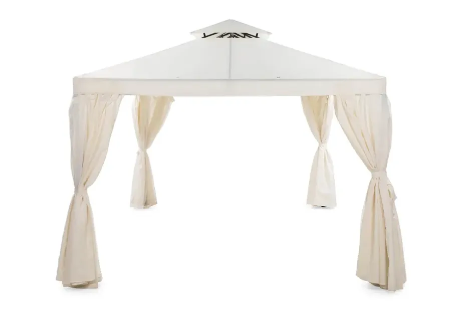 Comfort Garden Paviljonki Bermuda ilman seiniä 300x300 cm sis. Hyttysverkko Luonnonvalkoinen