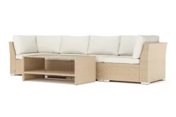 Comfort Garden Wisconsin ulkokäyttöön suora 4-istuttava sohva Beige