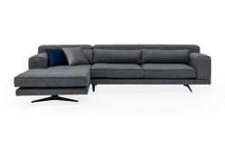 Divaanisohva Tijuca Vasen Harmaa/Musta