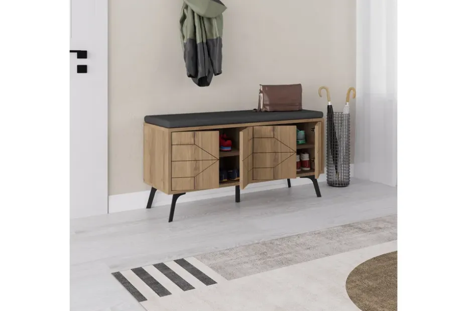 Dune Kenkäkaappi 107 cm Ruskea