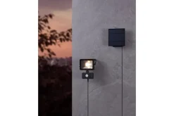 Eglo Aurinkosähkövalaisin Eglo Villagrappa sensorilla Musta