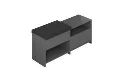 Filux Kenkäkaappi 120,3 cm Antrasiitti