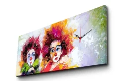 Koristeellinen Canvas Seinäkello