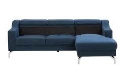 Kulmasohva Glosli 220 cm Sininen