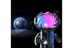 Lasten lamppu Mobility On Board Stellar Light Space Astronaut Hopea