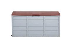 Låda Beliani Locarno Beige/grå NO_BRAND Grey||Brown