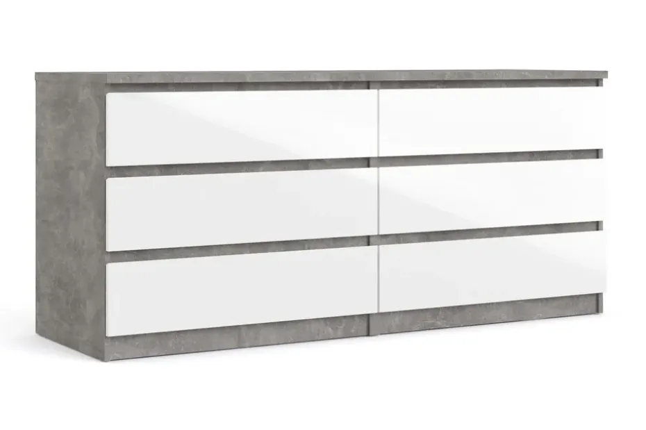 Lipasto Ummaham 50x154 cm Valkoinen/Harmaa