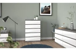 Lipasto Ummaham 50x154 cm Valkoinen/Harmaa