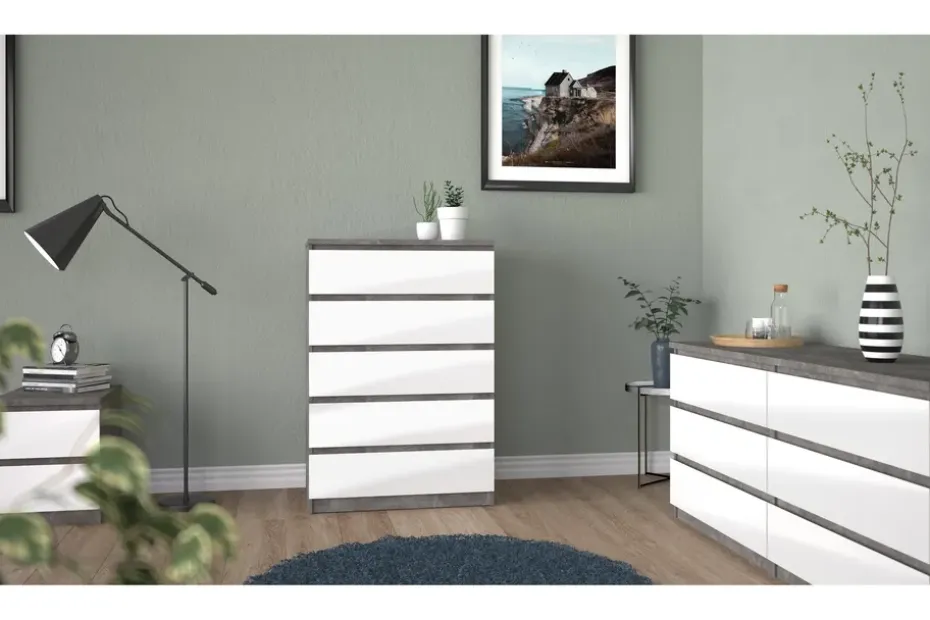 Lipasto Ummaham 50x154 cm Valkoinen/Harmaa