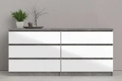 Lipasto Ummaham 50x154 cm Valkoinen/Harmaa