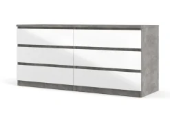 Lipasto Ummaham 50x154 cm Valkoinen/Harmaa