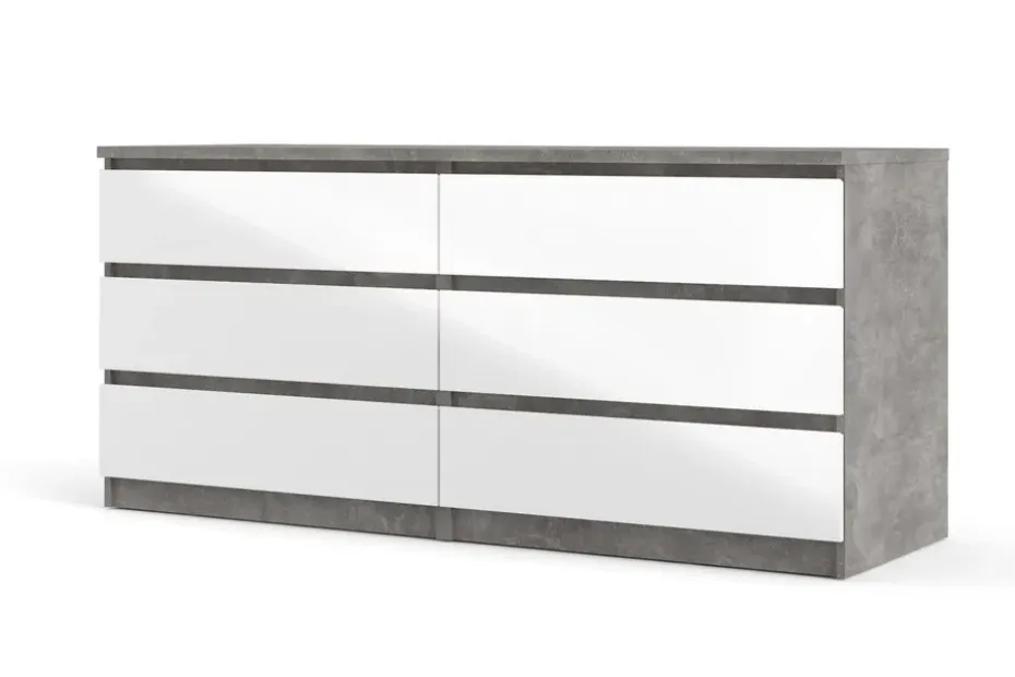 Lipasto Ummaham 50x154 cm Valkoinen/Harmaa