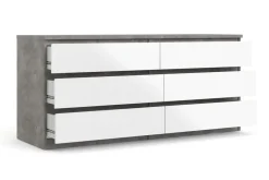 Lipasto Ummaham 50x154 cm Valkoinen/Harmaa