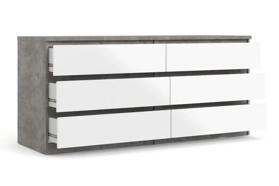 Lipasto Ummaham 50x154 cm Valkoinen/Harmaa