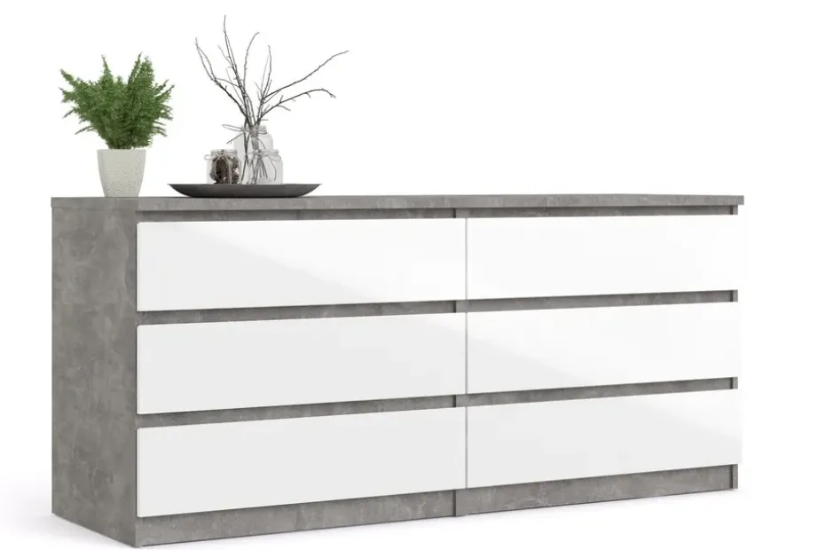 Lipasto Ummaham 50x154 cm Valkoinen/Harmaa