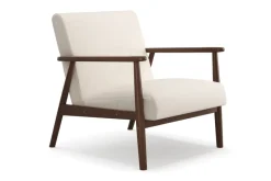 Ängsbro Nojatuoli Kangas Beige