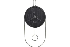 Pendelur Beliani Sierre Ljus trä/svart Black||Silver