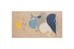 Puuvillamatto Seai 80x150 cm Beige