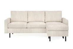 Scandinavian Choice Peppe 3-istuttava Käännettävä L-muotoinen Divaanisohva Manchesterista Beige