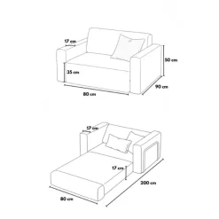1-Seat Sofa-Bed Atelier Del Sofa