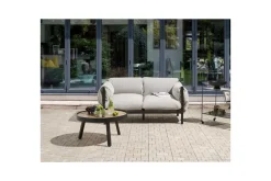 2-sitssoffa Beliani Esperia Grey, Black