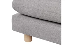 2-sitssoffa Beliani Heden Beige/ljust trä Grey||Light colored wood
