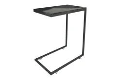 Sivupöytä Mertha 46 cm Musta/Valkoinen