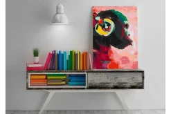 Tee-se-itse Maalaus Monkey In Headphones 40x60 cm Artgeist sp. z o. o.