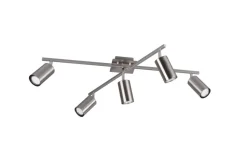 Trio Lighting Kattovalaisin Marley Harjattu Teräs TRIO