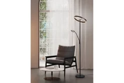 Trio Lighting Lattiavalaisin TRIO Willis Mattamusta Mattamusta