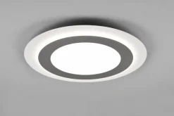 Trio Lighting LED-Kattovalaisin Morgan Valkoinen/Harjattu Teräs TRIO