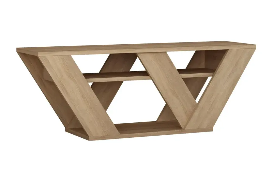 TV-taso Rodger 110 cm Vaaleanruskea