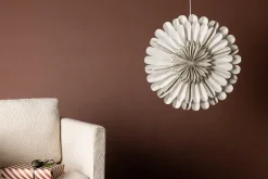 Venture Home Järvsön Adventtitähti / Joululamppu 60 cm Beige