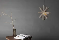 Venture Home Säfsen Adventtitähti / Joululamppu 40 cm Mokka