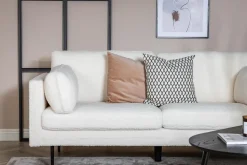 Venture Home Sohva Boom 3:n ist Teddy Valkoinen